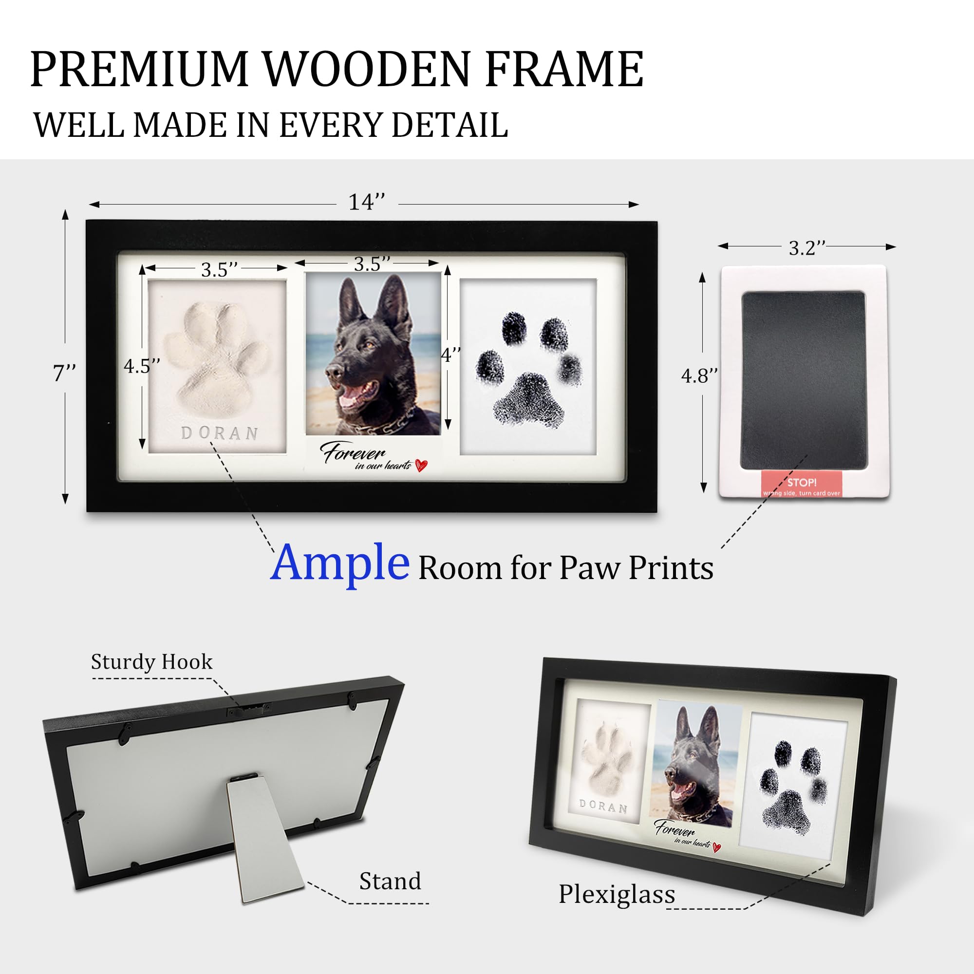 MYPAWLETS montaje-hazlo-tu-sencillo para preservar huellas de tu mascota.