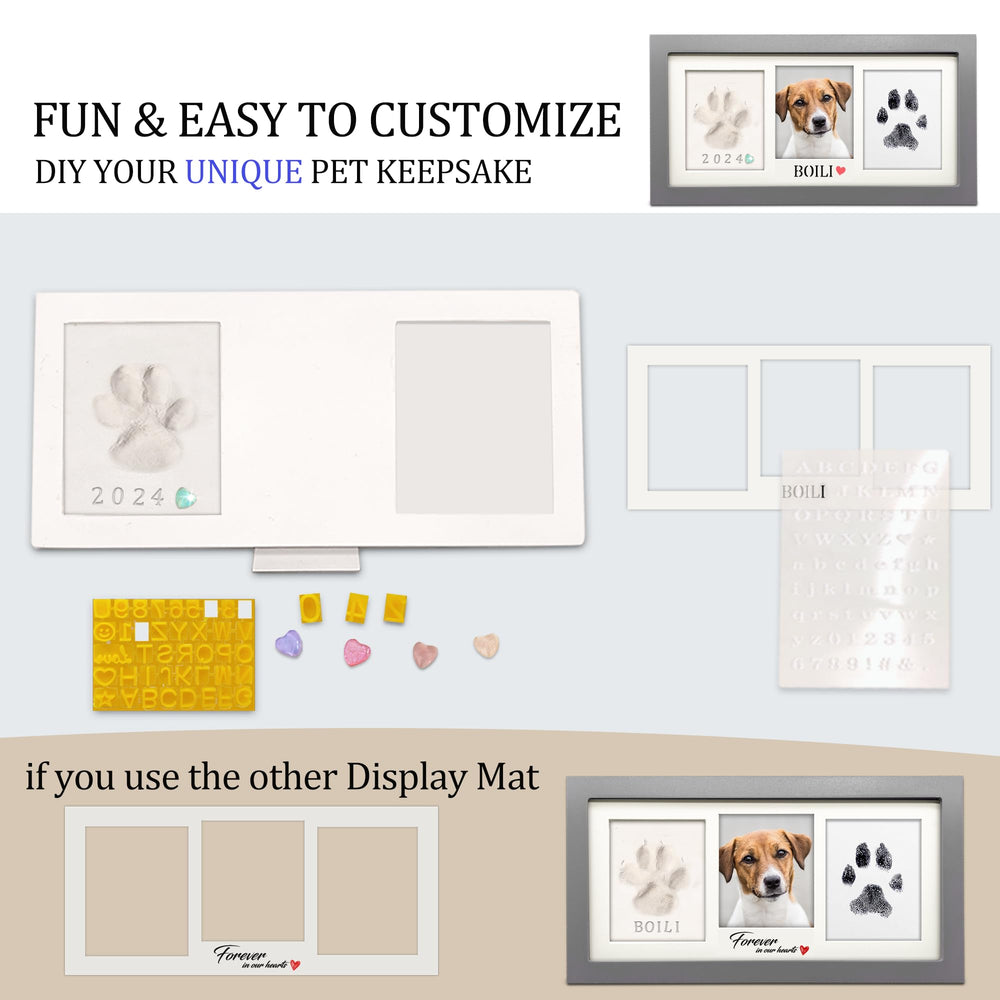 MYPAWLETS vidrio protector mantiene el recuerdo limpio y listo para colgar
