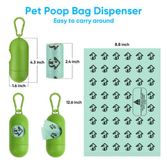 Bolsas para arenero 135 unidades de MYPIN reducen olores y desbordes.