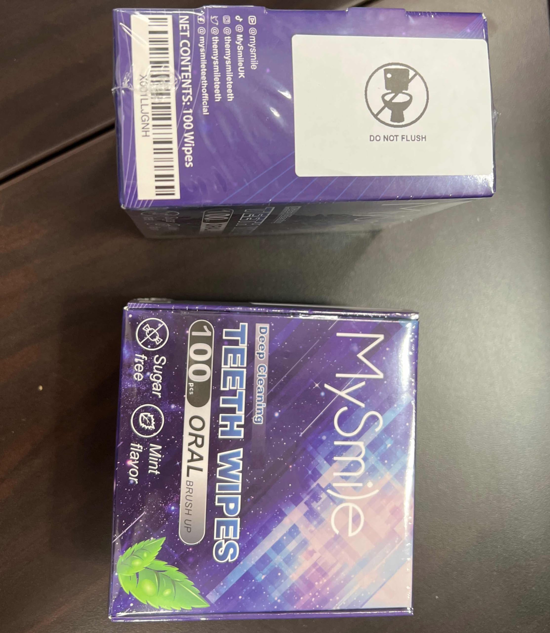 MySmile empaque práctico de 100 unidades.