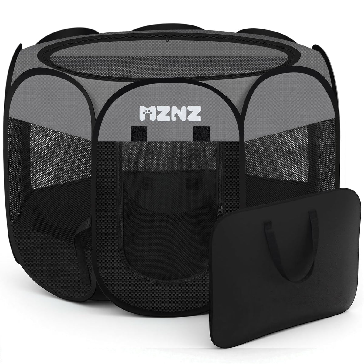 MZNZ corral de juego para perros y gatos, ventilado y seguro.