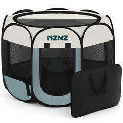 MZNZ jaula de juego plegable para perros y gatos en uso interior.