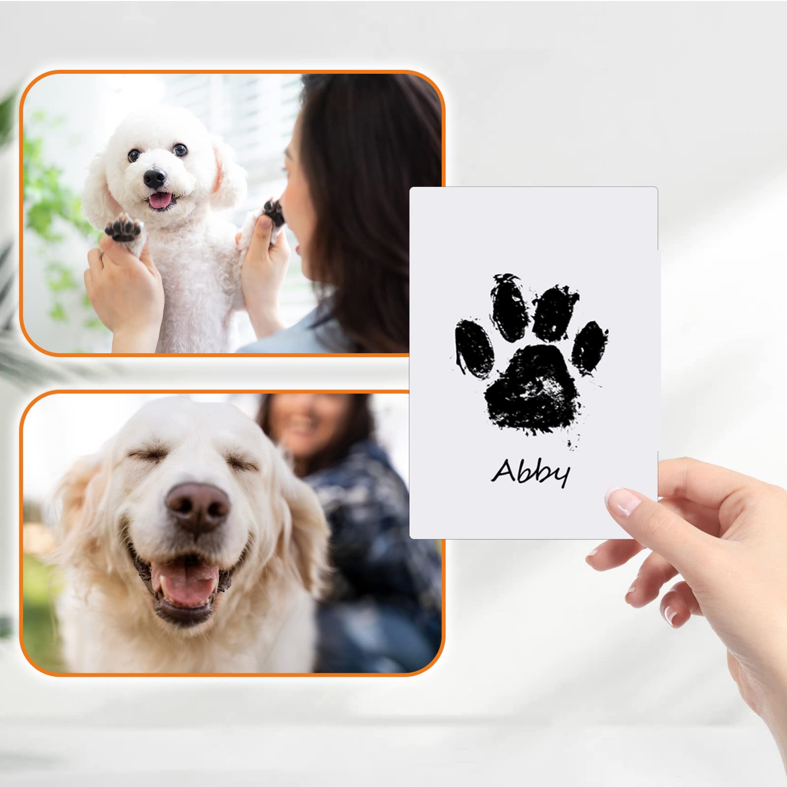 Nabance tinta limpia huellas-perro: impresión limpia y sin manchas.