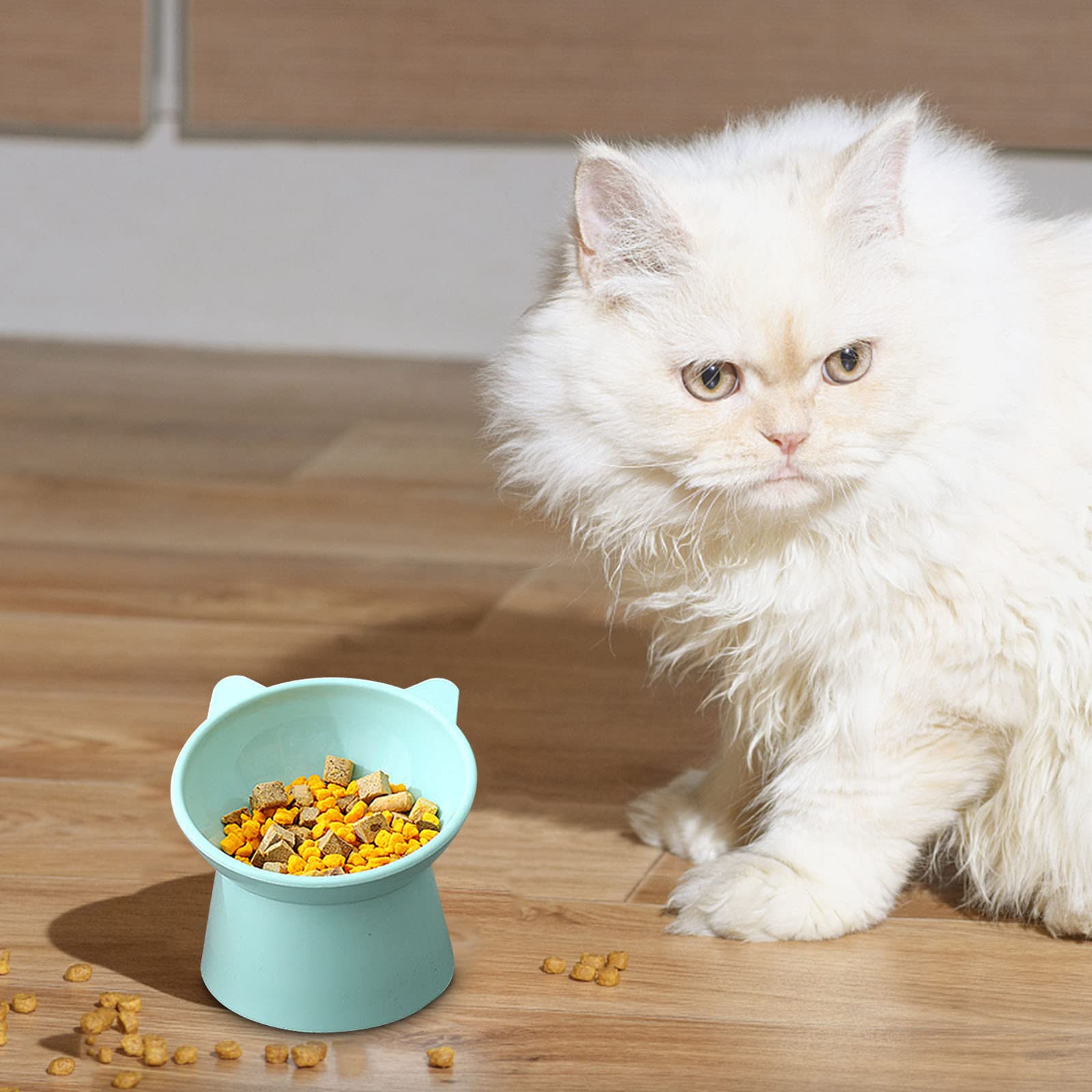 nabokio cuenco-gato-alto-ergonomico favorece la postura cómoda al comer.
