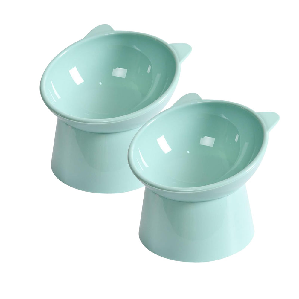 NABOKIO tazón para gatos inclinada facilita comer sin desbordes.