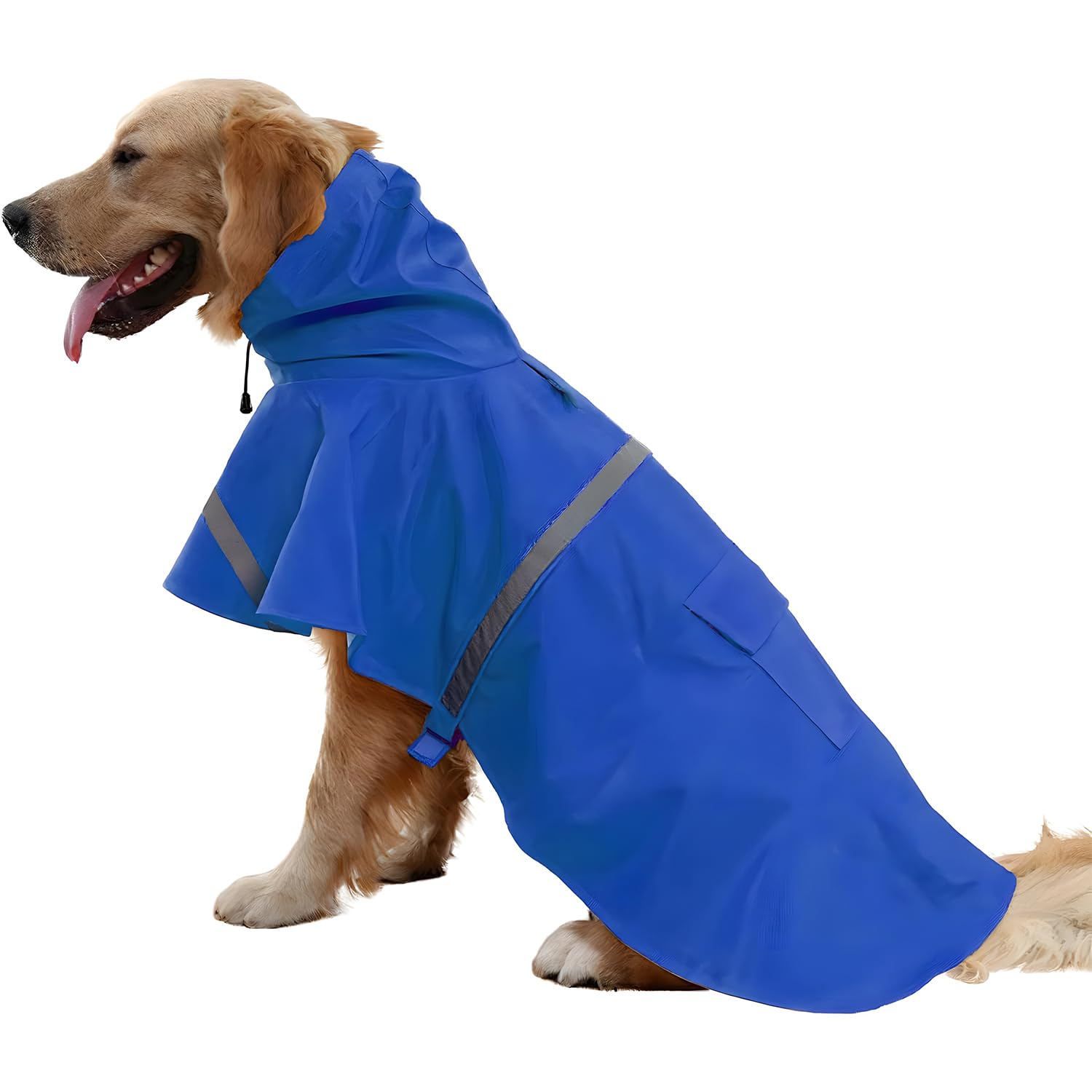 NACOCO abrigo impermeable para perros XL azul para paseos secos