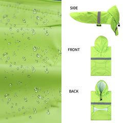 NACOCO chaqueta de lluvia con ajuste en vientre para un ajuste seguro