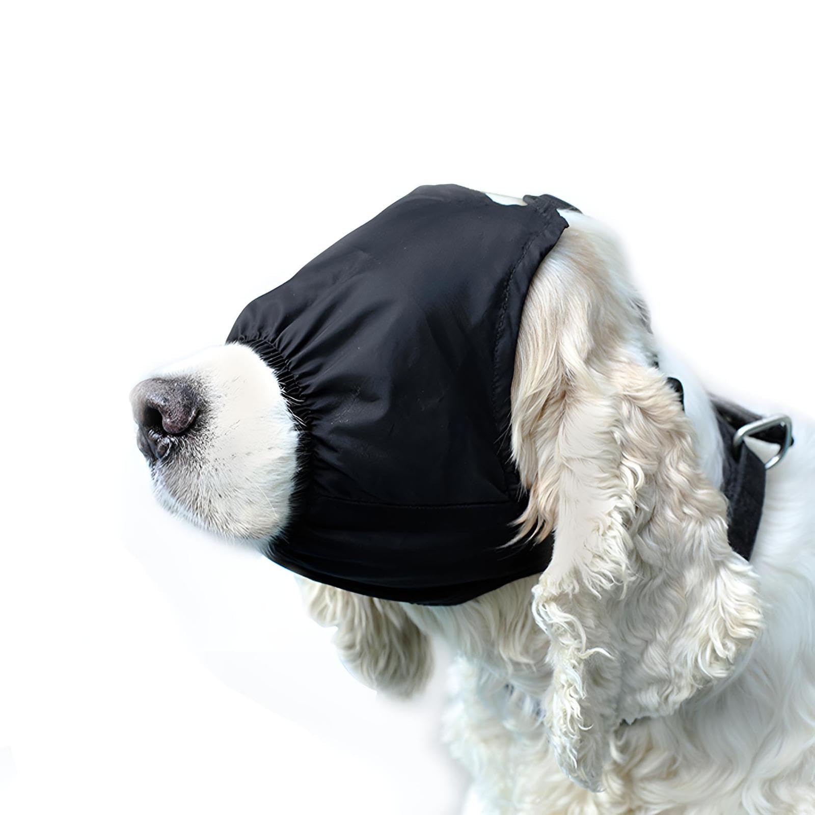 NACOCO antifaz calmante para perros: máscara de ojos de nylon para calmar durante el cuidado.