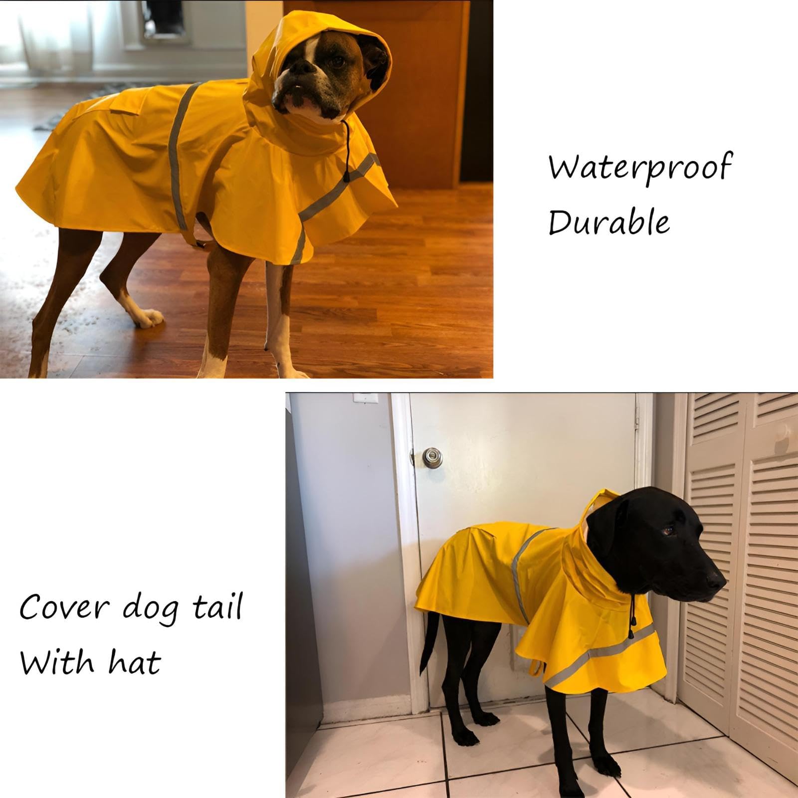 NACOCO capota impermeable para perro grande, perfecta para salidas al exterior.