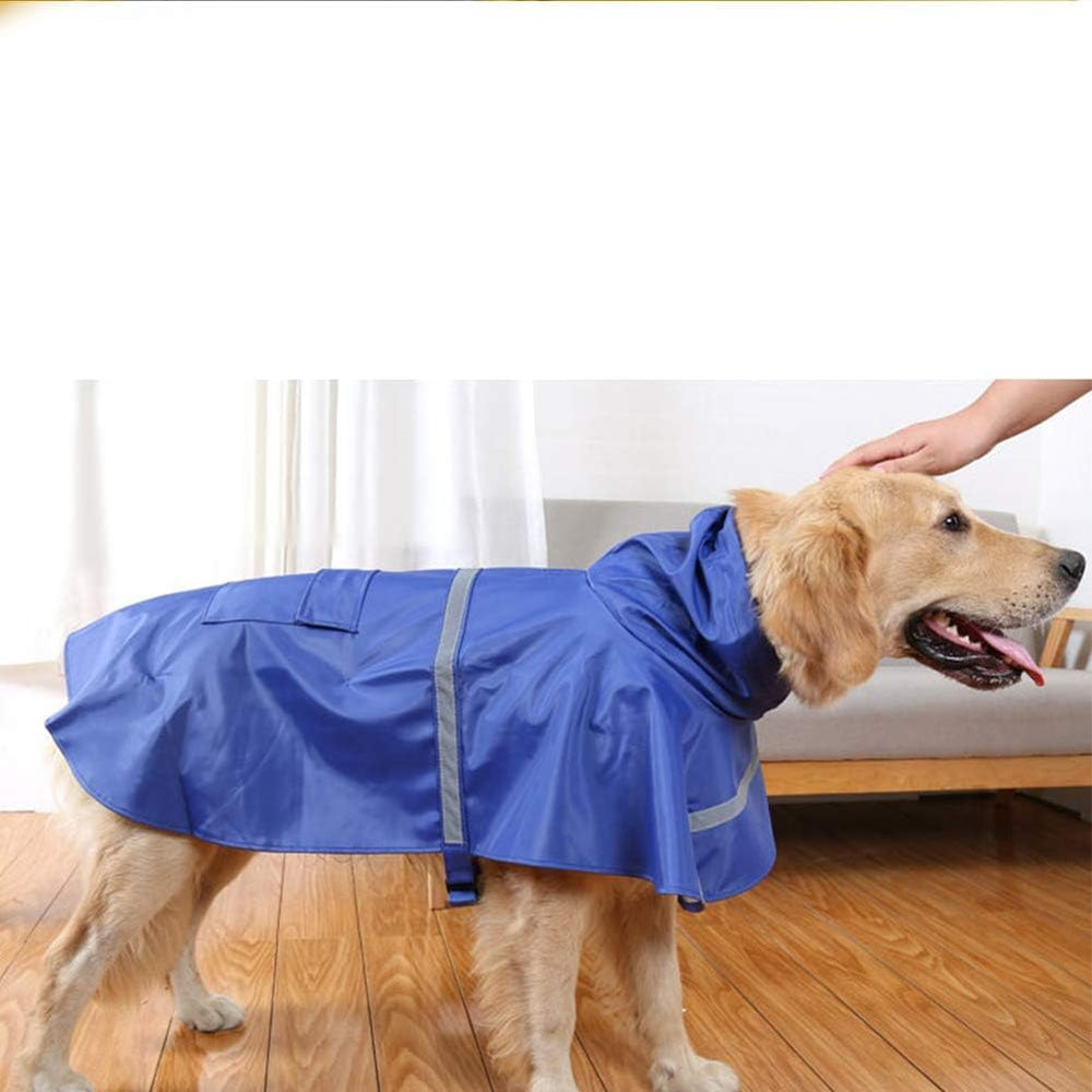 NACOCO chaqueta de lluvia ajustable para perro, ajuste cómodo en la barriga.