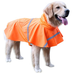 NACOCO chubasquero para perro grande con capucha, mantiene seco.