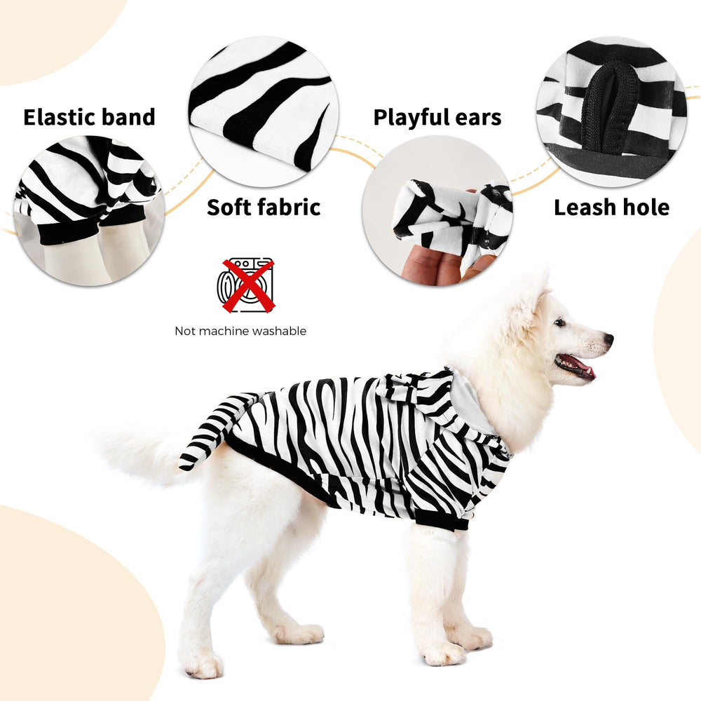 NACOCO diseño tigre blanco para perro, añade estilo y calidez en temporadas frías.