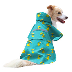 NACOCO abrigo impermeable para perro grande con capucha protege contra la lluvia