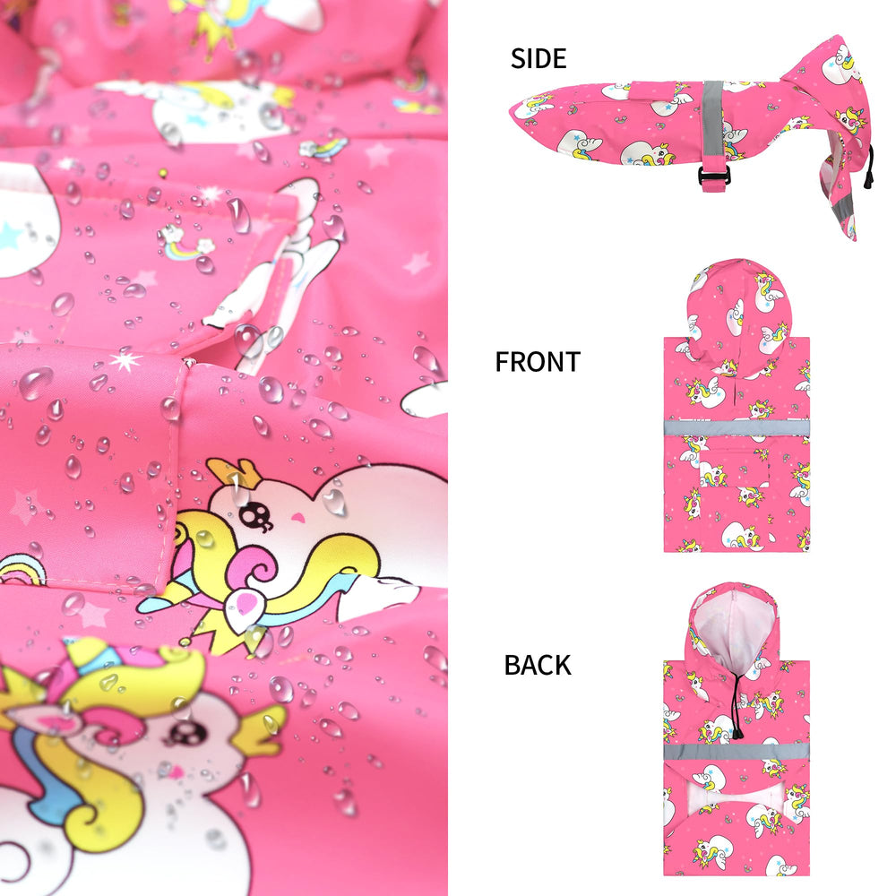 NACOCO poncho para perro ajustable con cinta elástica en la cintura para un ajuste seguro