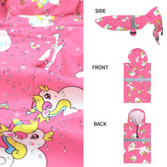 NACOCO poncho para perro ajustable con cinta elástica en la cintura para un ajuste seguro