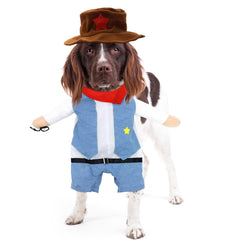 Sombrero vaquero NACOCO para perro azul, complemento ideal para fotos