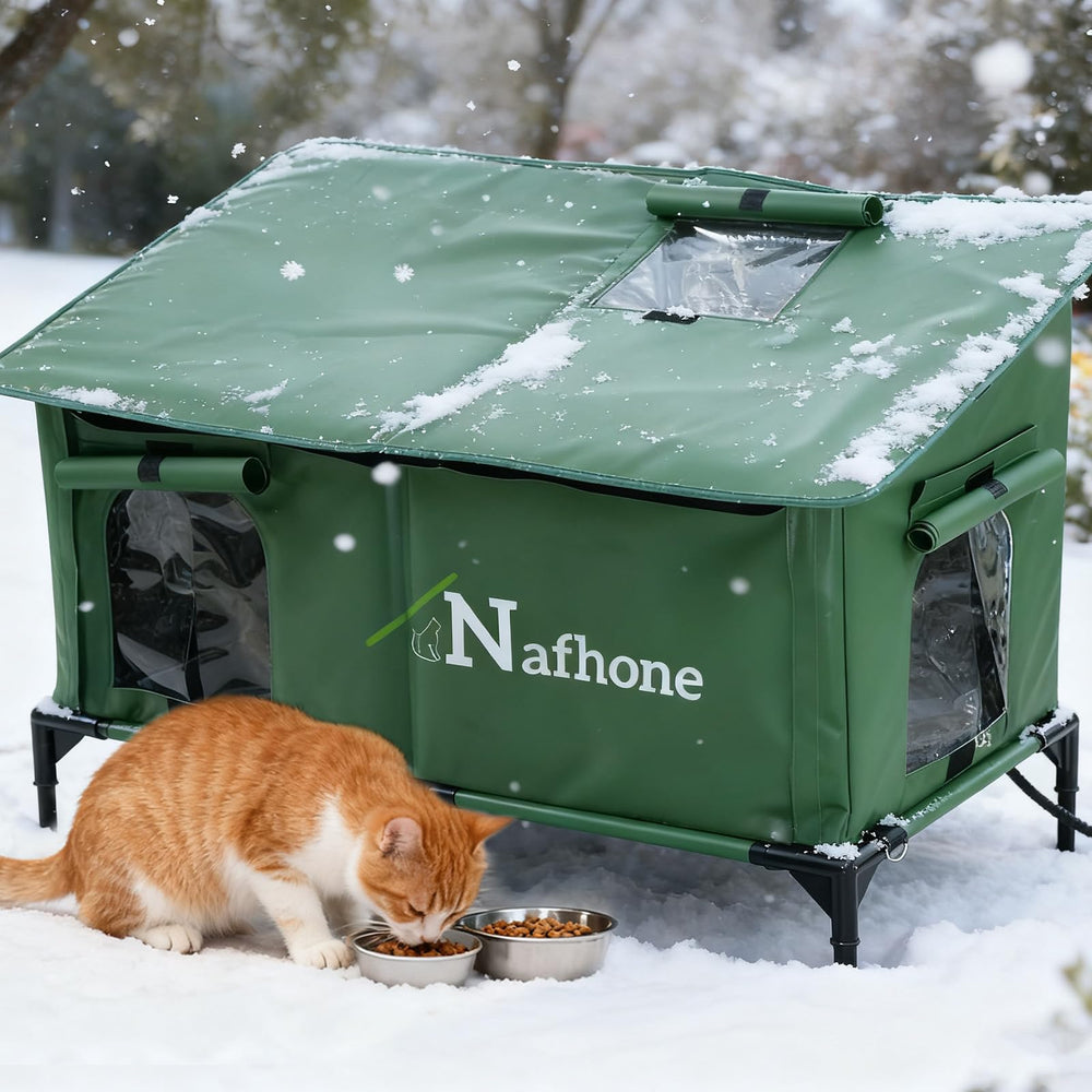 Exterior impermeable Nafhone, resistente a lluvia y viento.