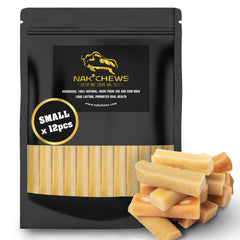 NAK Himalayan Yak Cheese: textura dura para masticación prolongada en perros pequeños.