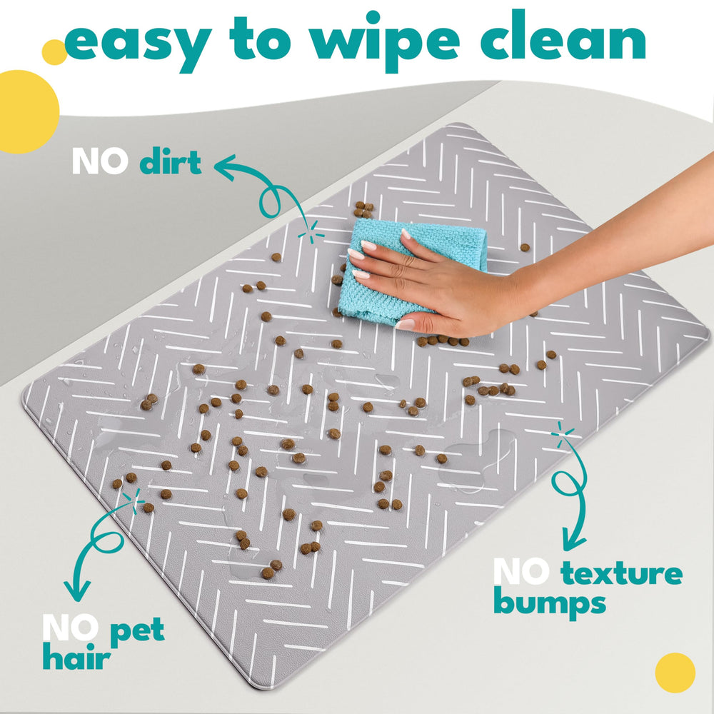 Nalalas impermeable y fácil de limpiar, ideal para comidas y bebidas.