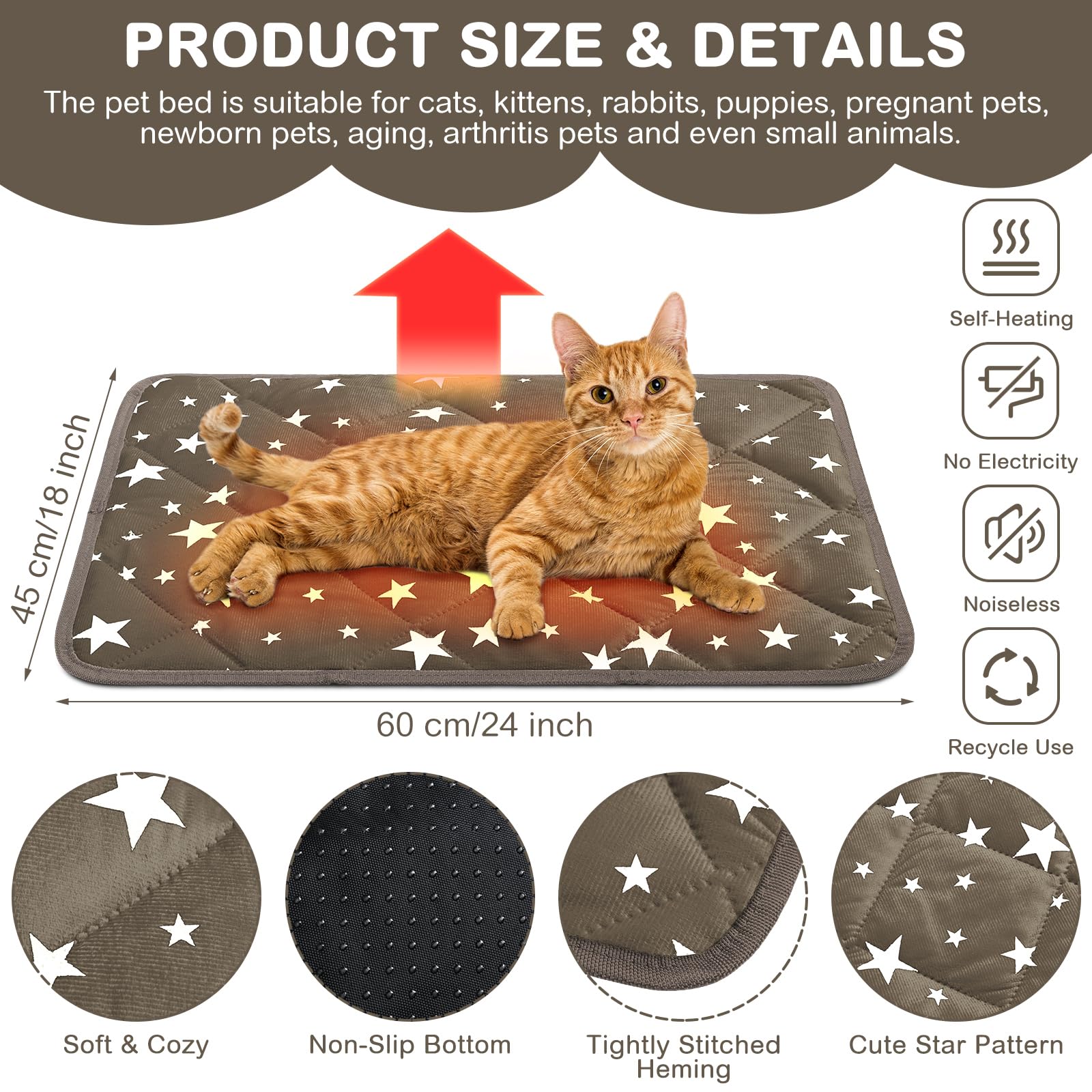 Namalu cama para mascotas uso interior y exterior suave y estable