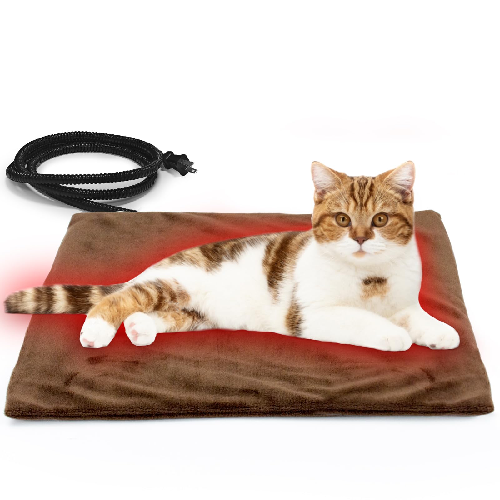 NAMOTEK almohadilla calor mascotas cama, calor seguro y cómodo