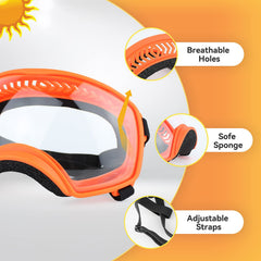 Protección UV400 de NAMSAN para perro grande, protección ocular.