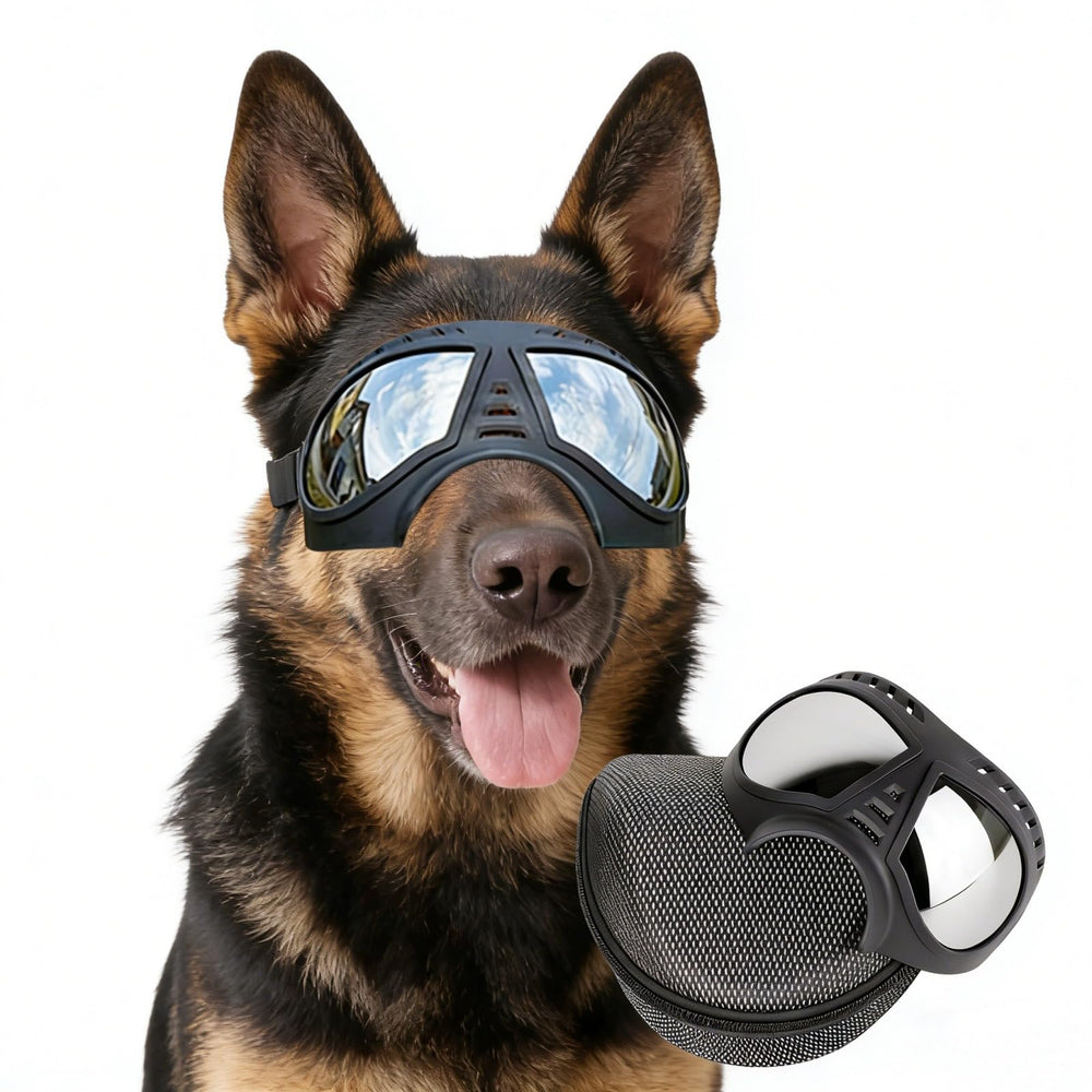 NAMSAN gafas para perros grandes: lentes ultrarresistentes para protección ocular.