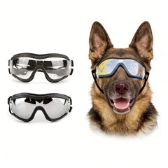 Gafas NAMSAN para perros con lentes claros protegen contra el viento.