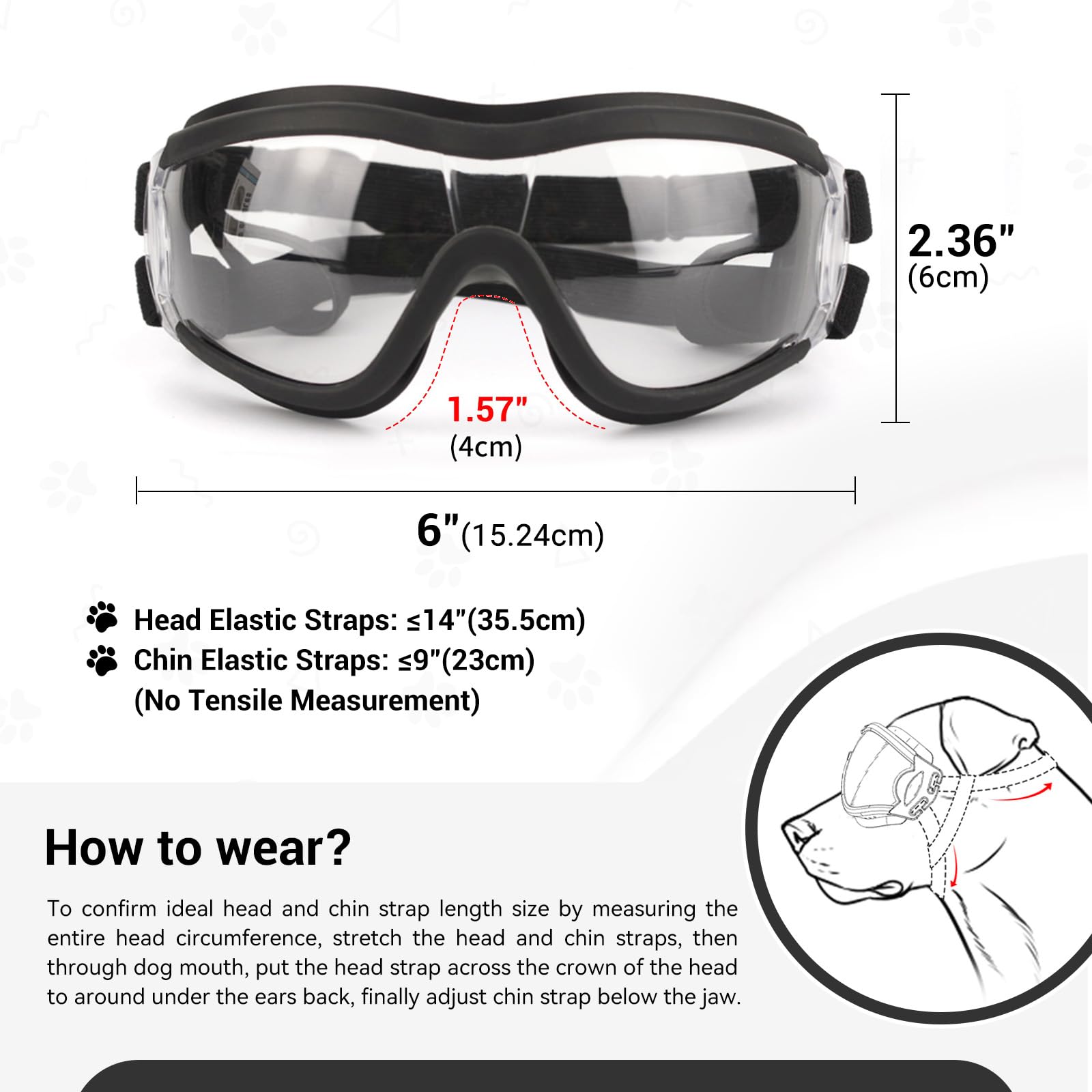 Gafas NAMSAN para uso exterior, protección en frío y viento.