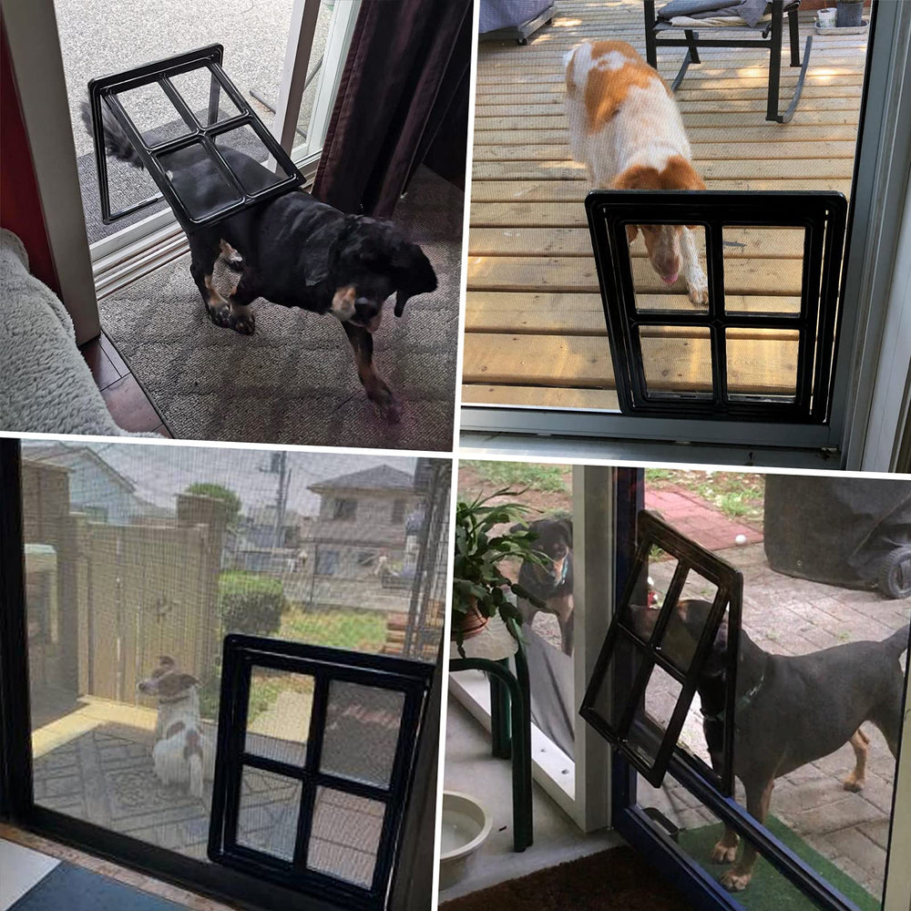 NAMSAN puerta de pantalla para perros, uso interior exterior práctico