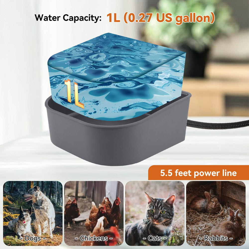NAMSAN tazón caliente facilita agua tibia, ideal para días fríos.