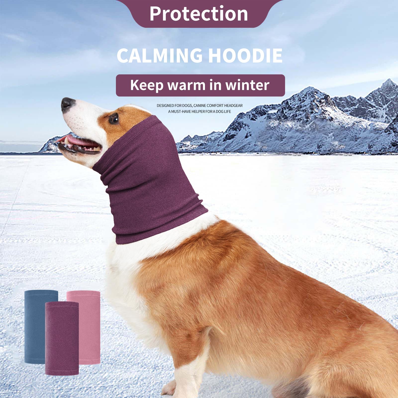 Nanaki accesorio capucha para cuidado estético canino, facilita secado y cepillado.