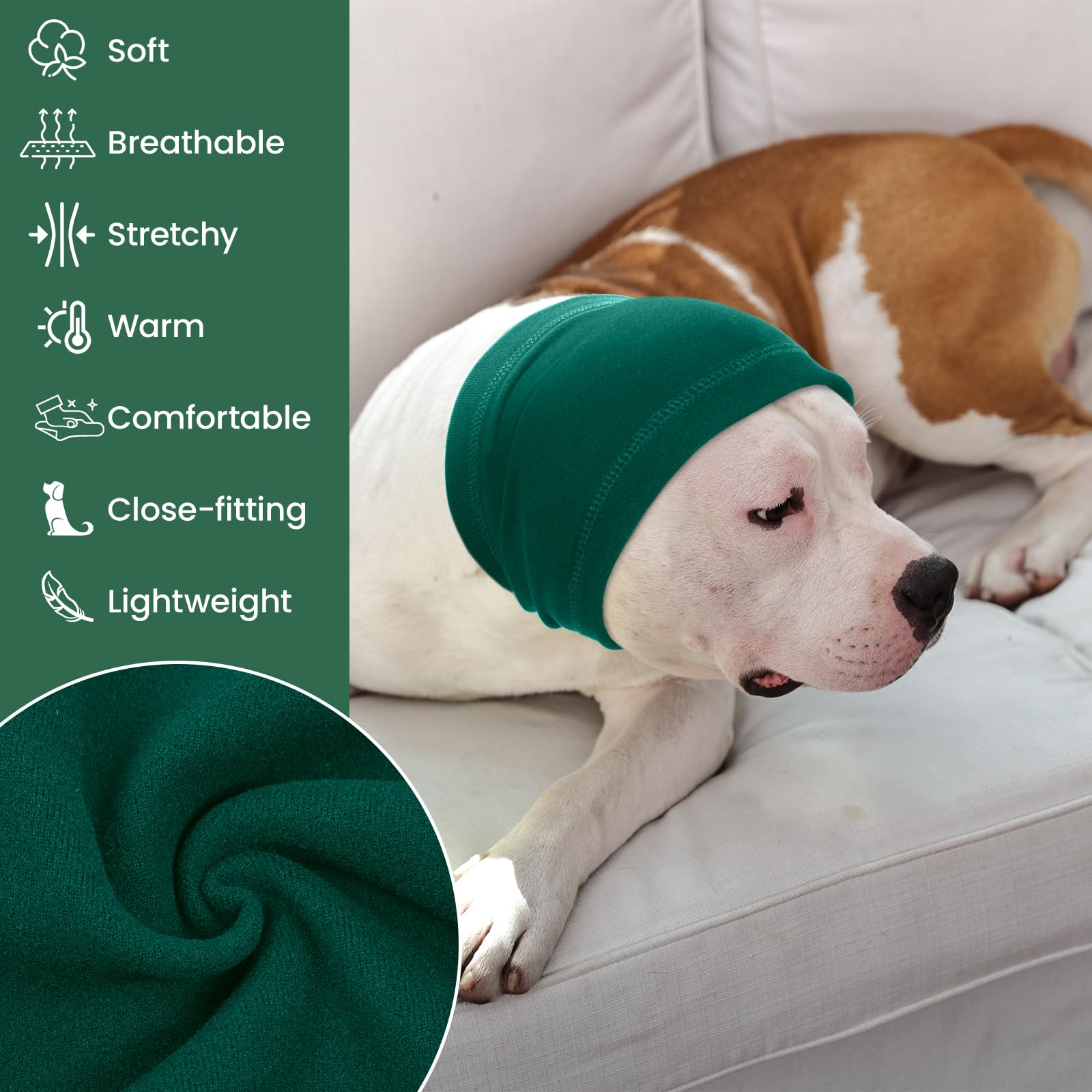 Nanaki capa para la cabeza de perro, ideal para salir en frío.
