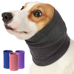Nanaki capucha calma para perro cubre cabeza y facilita salidas tranquilas.