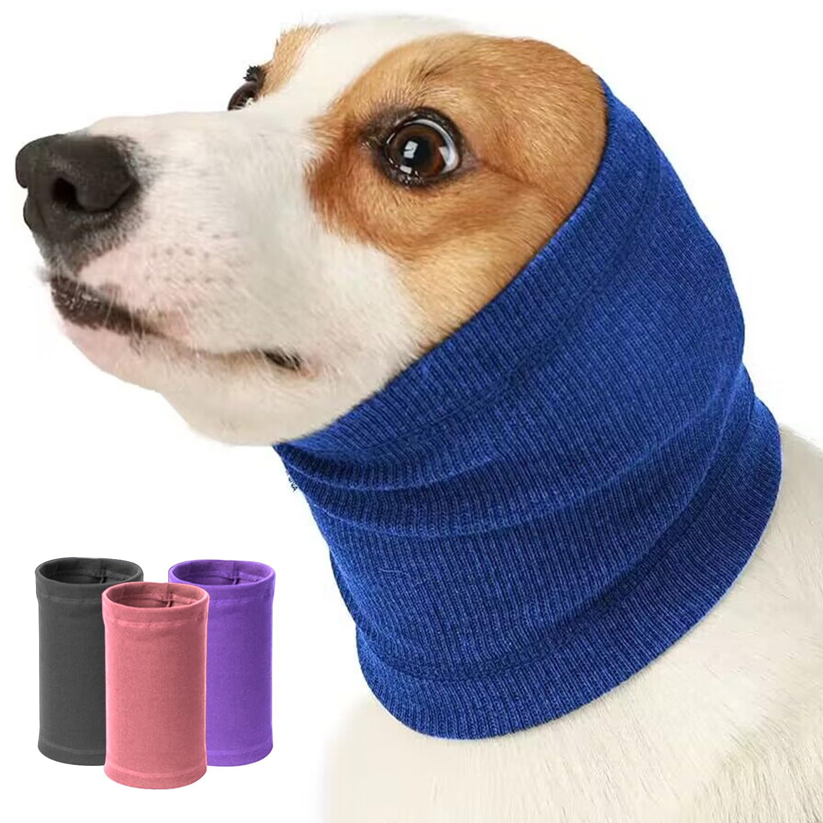 Nanaki capucha calma para perro, vista frontal, sensación suave para tranquilidad.