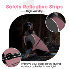 Nanaki prenda impermeable para perro pequeño con agujero para correa en espalda.