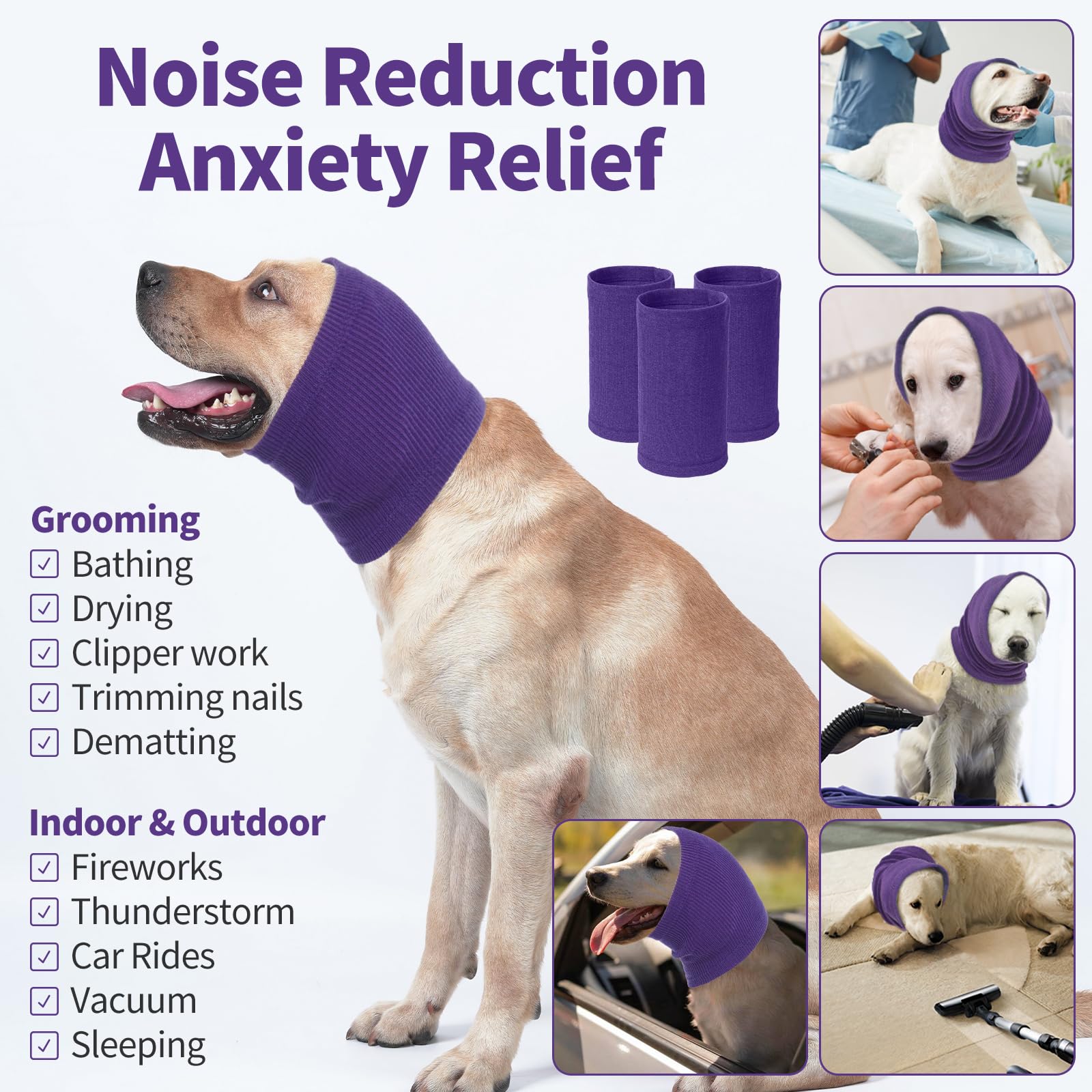 Nanaki cobertura orejas-perro; ajuste elástico para mayor comodidad