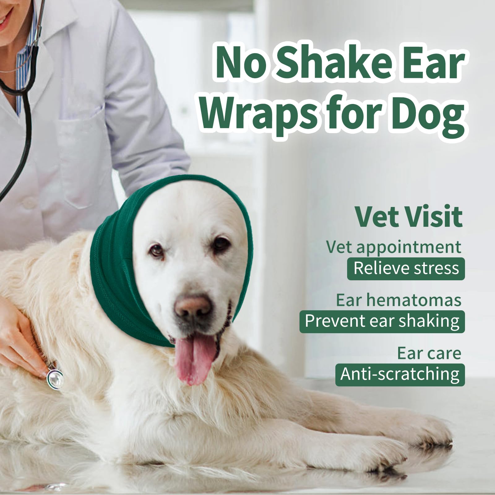Nanaki protector de orejas para mascotas reduce el ruido ambiental durante paseos.