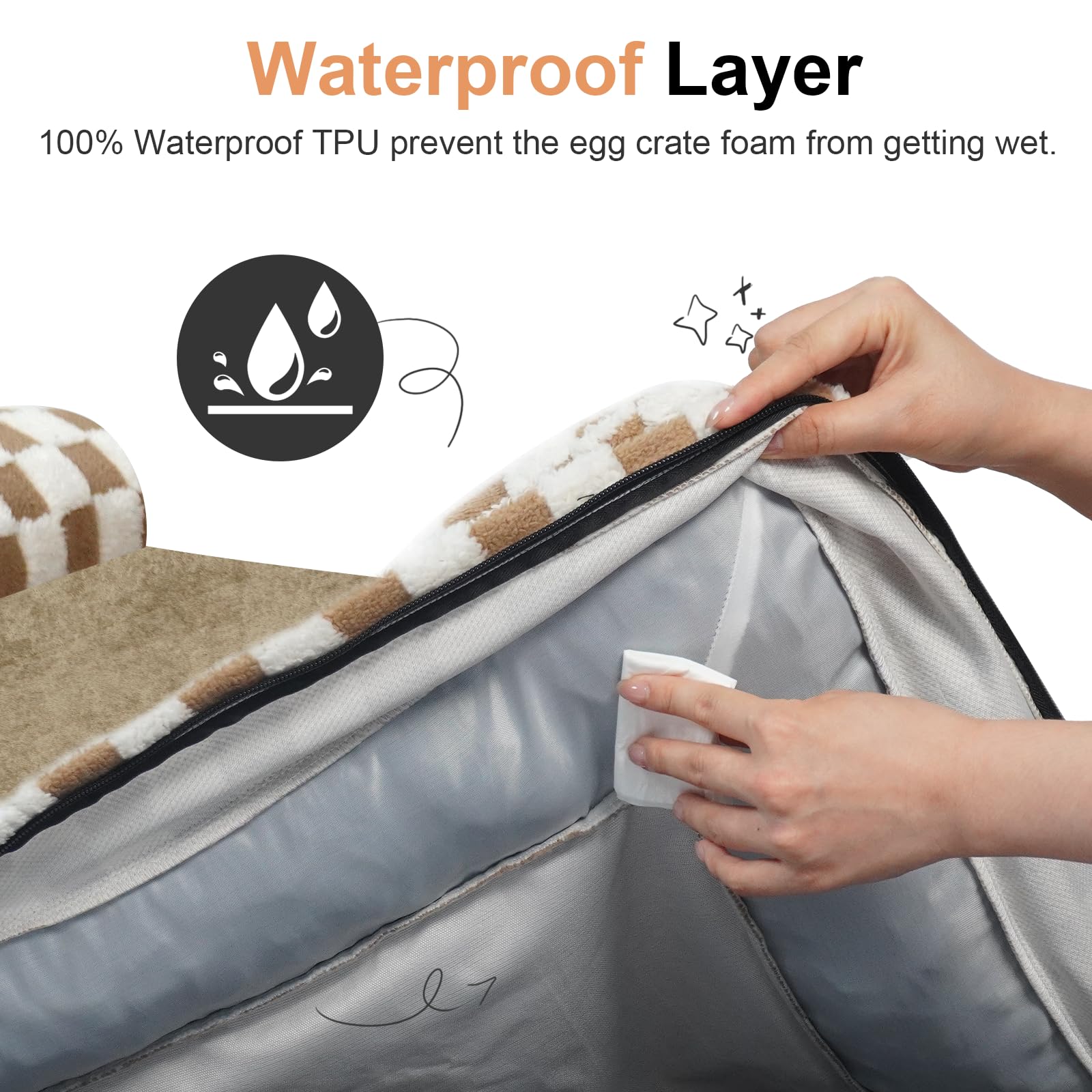NANUYA base antideslizante e impermeable que mantiene la cama en su posición