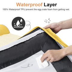 Funda desmontable NANUYA lavable para limpieza fácil de la cama.