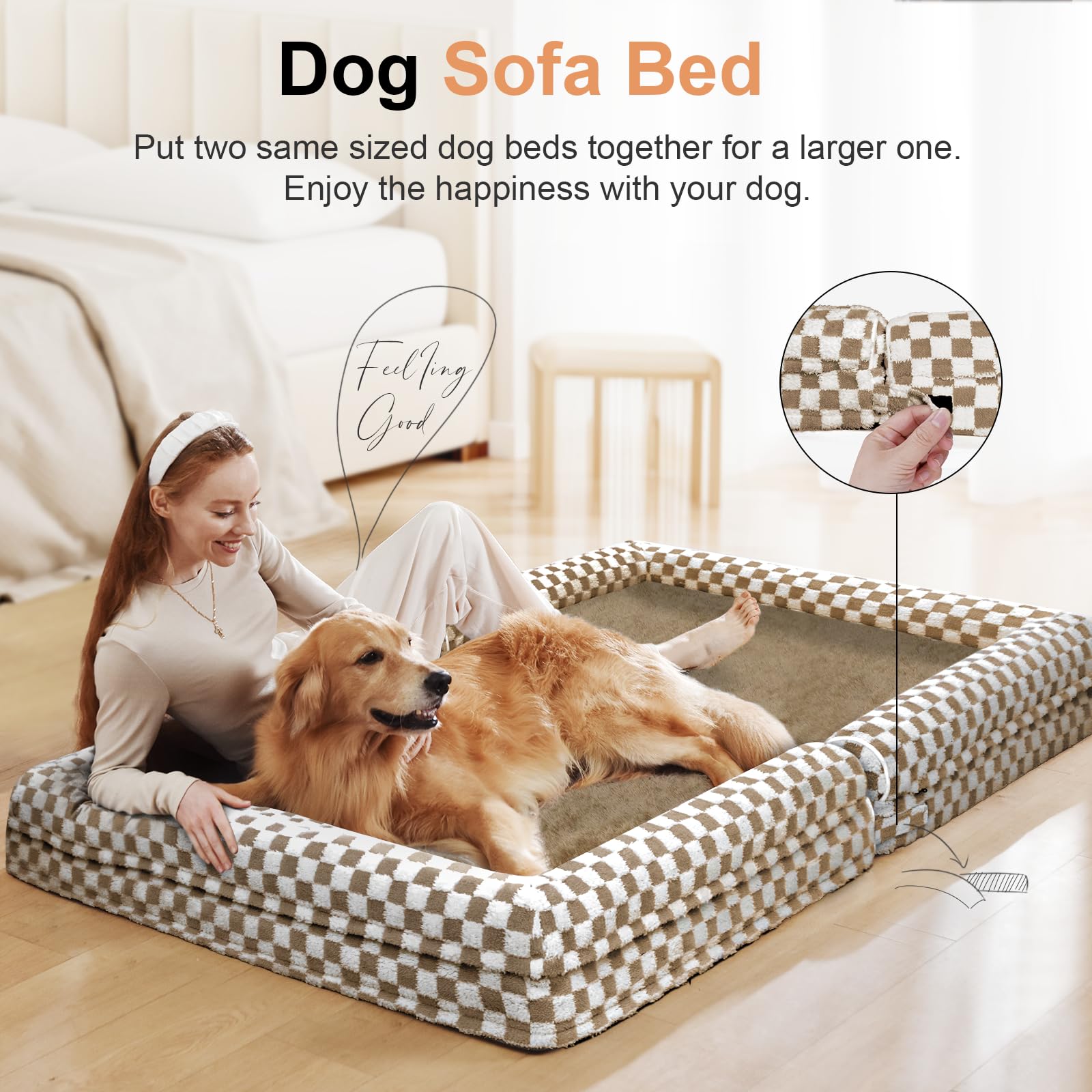 NANUYA cama grande base-antideslizante mantiene estable la cama