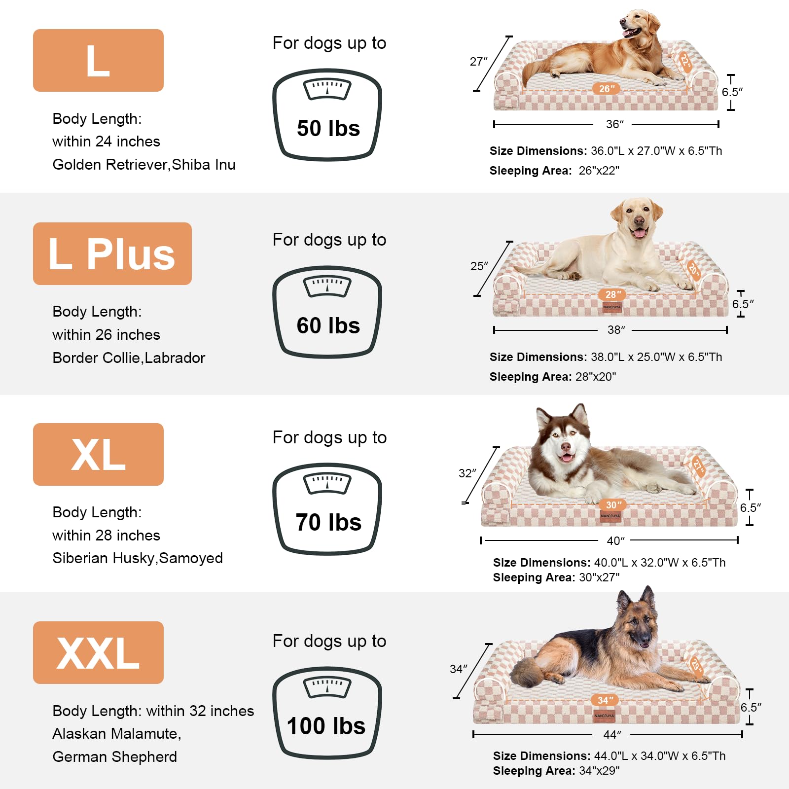 NANUYA cama-perro-grande-conecta-dos-camas para espacio extra.