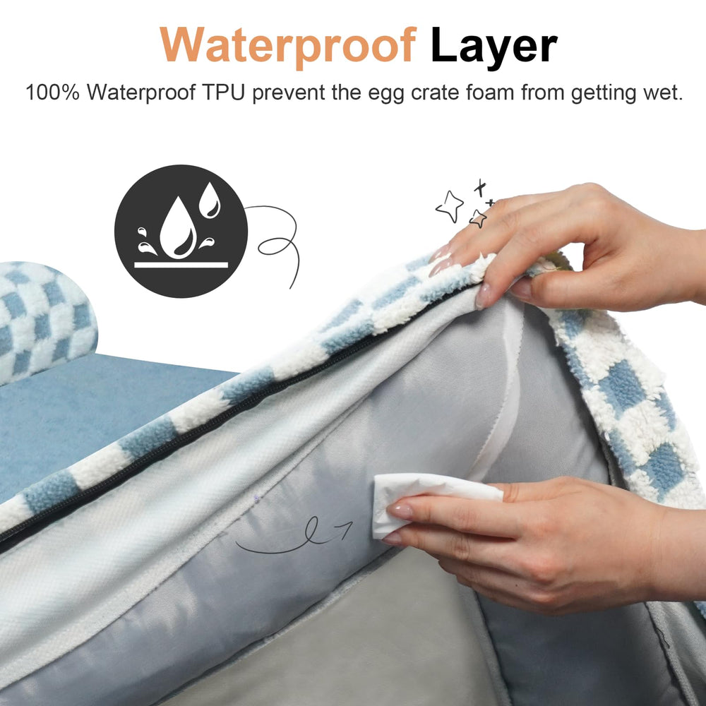 NANUYA forro interior impermeable protege el núcleo de la cama.