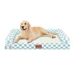 NANUYA cama para perros grandes, ortopédica y lavable para descanso cómodo.
