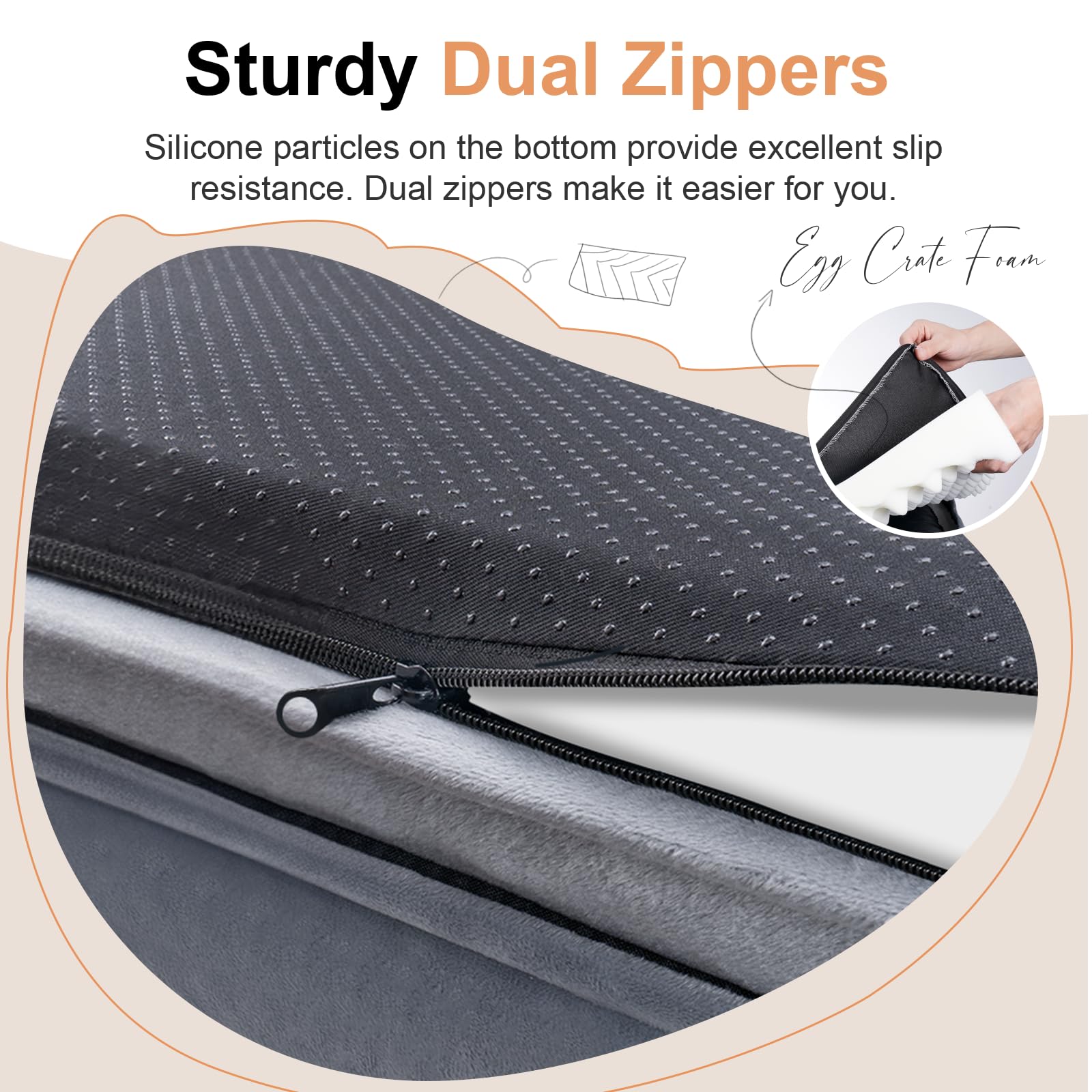 Funda desmontable e impermeable de NANUYA para limpieza rápida.