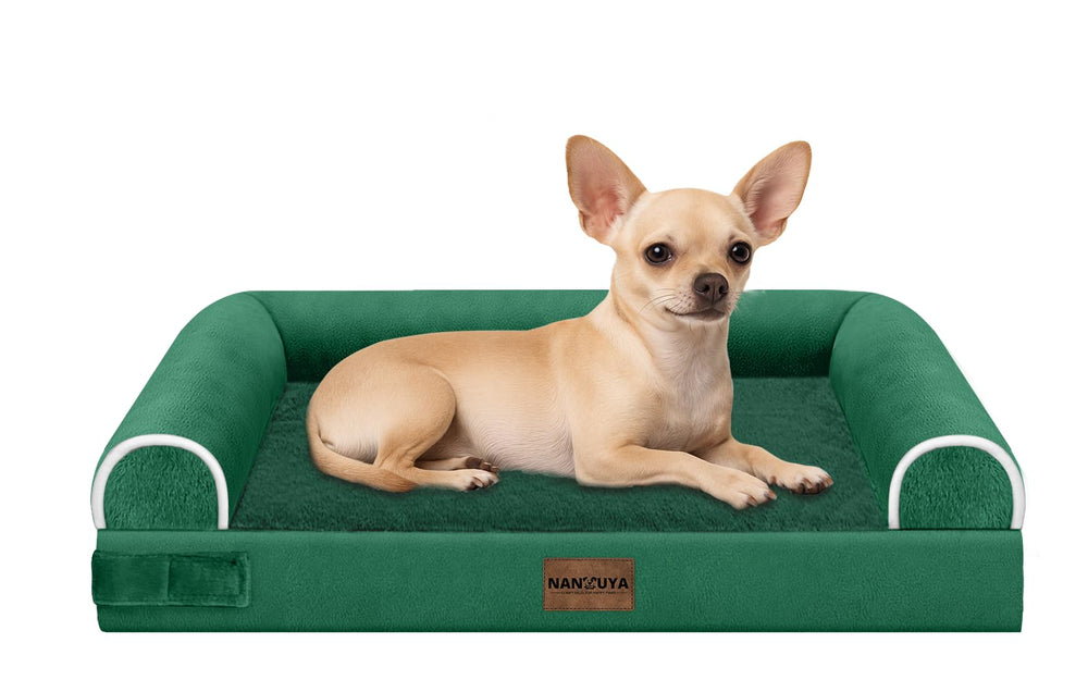 Cama NANUYA para perro pequeño, ortopédica y lavable, confort diario