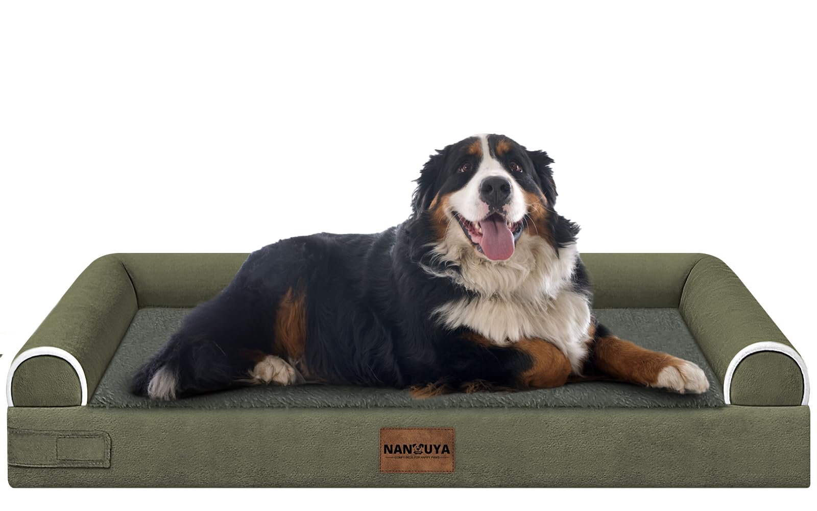 NANUYA cama para perros grandes, vista general para descanso cómodo.