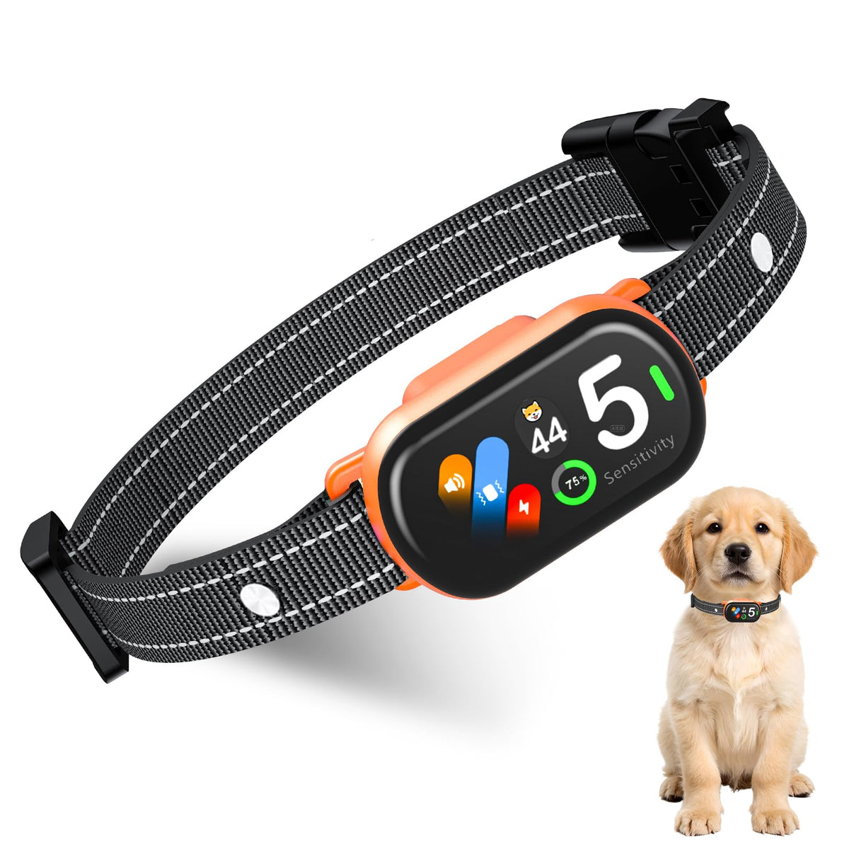 NATGOVOD collar modo pitido para entrenamiento suave y control diario.