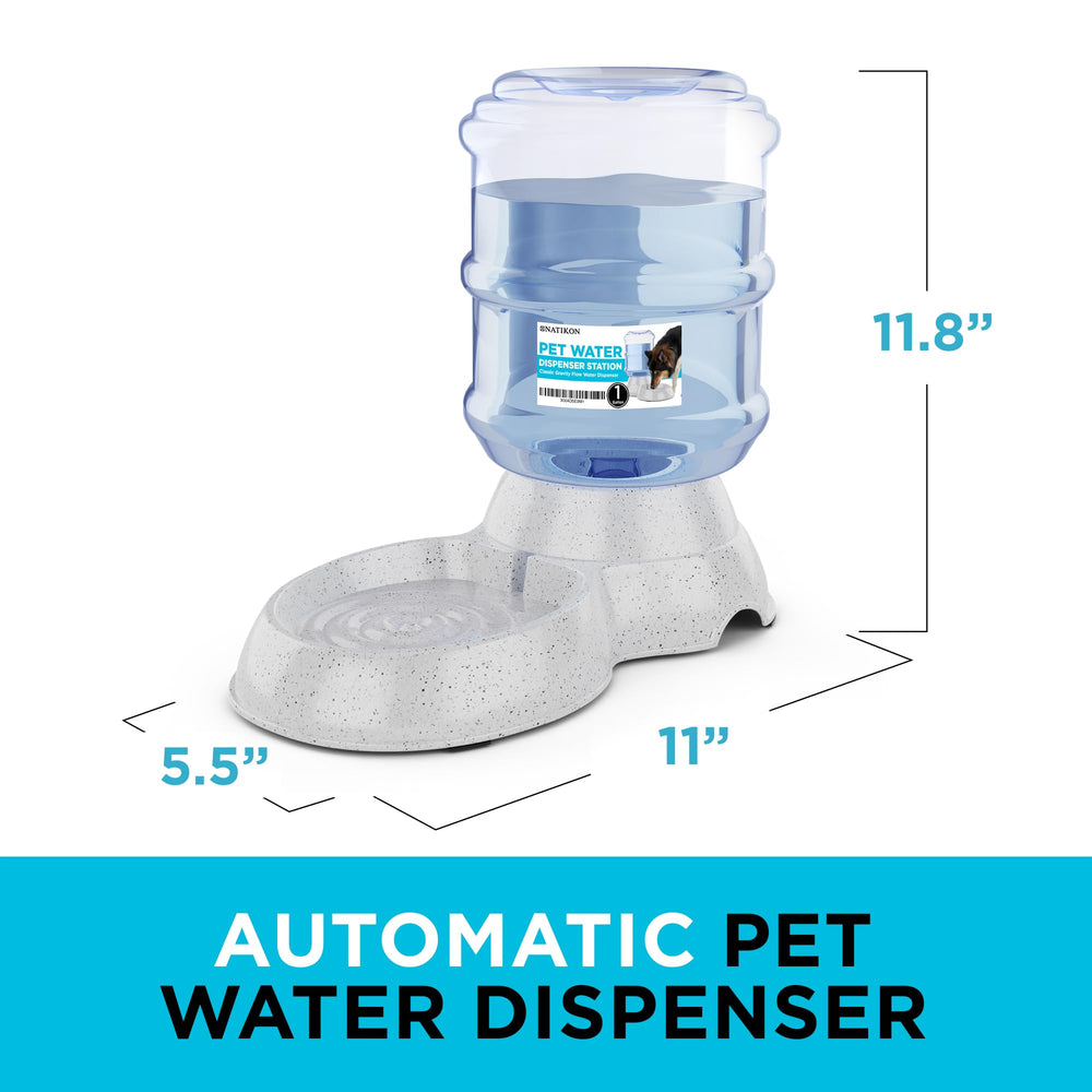 NATIKON bebedero automático, control de flujo para agua fresca constante.