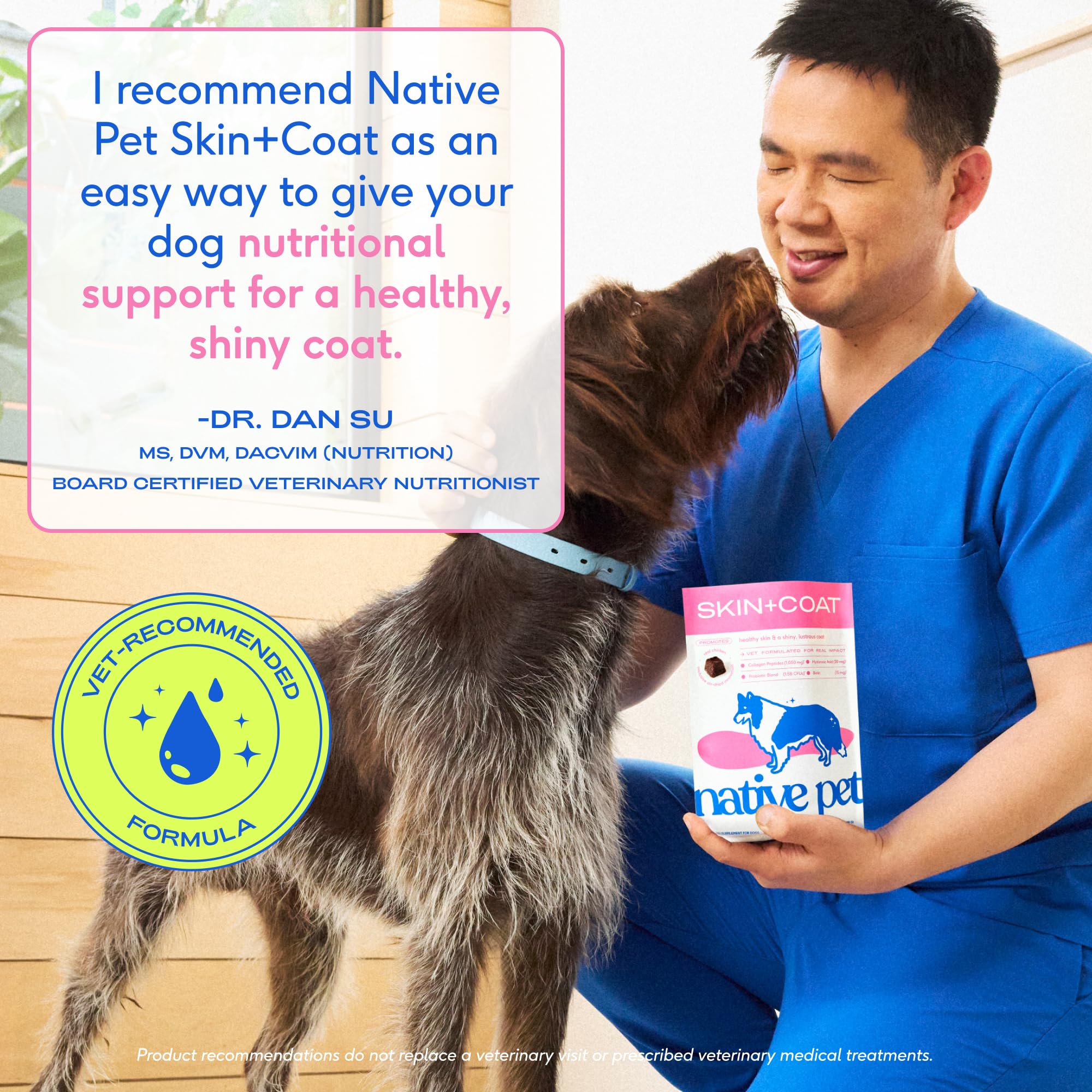 Native Pet Omega para todas las razas, edades y tamaños.
